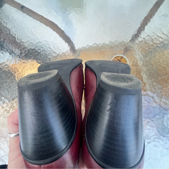 Dorking by Fluchos Merlot Slip On Block Heel Shoes - Picture 15 of 16